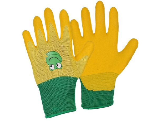 Detské rukavice CXS DRAGO, žlté