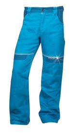 Montérkové nohavice do pása COOL TREND stredne modré