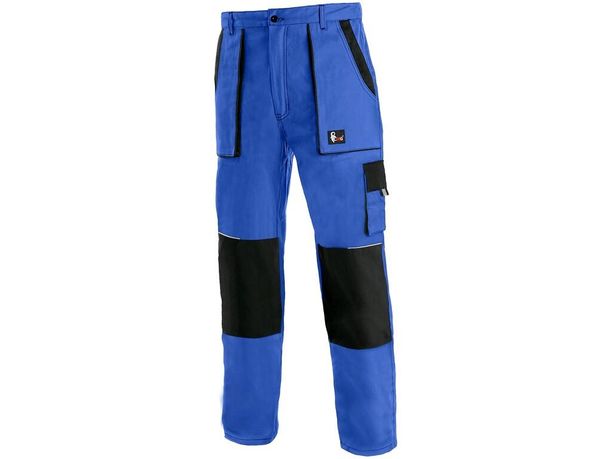 Montérkové nohavice do pása CXS LUXY JAKUB, zimné, pánske, modro-čierne