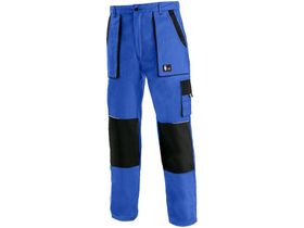 Montérkové nohavice do pása CXS LUXY JOSEF, pánske, modro-čierne