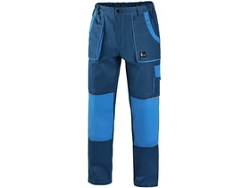 Montérkové nohavice do pása CXS LUXY JOSEF, pánske, modro-modré