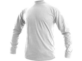 Pánske tričko s dlhým rukávom CXS PETER, biele