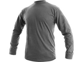 Pánske tričko s dlhým rukávom CXS PETER, šedé
