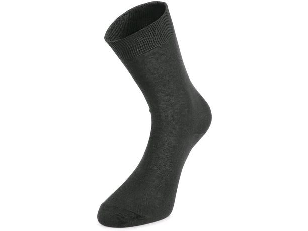 Ponožky CXS CAVA, 100% bavlna, čierne