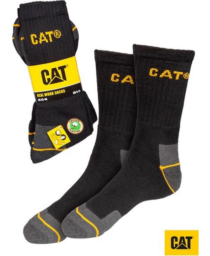 Pracovné ponožky CAT, vysoké / 3 páry