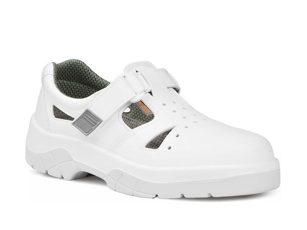 Pracovné sandále OMEGA 01 FO, biele