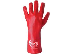PVC rukavice CXS SELA, červené