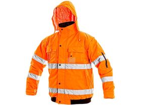 Reflexná bunda 2v1 LEEDS, oranžová