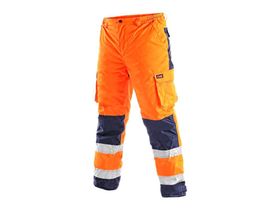 Reflexné nohavice CXS CARDIFF, zimné, oranžové