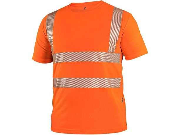 Reflexné tričko CXS BANGOR, výstražné, oranžové