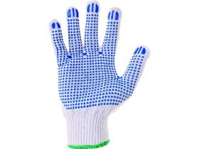 Textilné rukavice CXS FALO, s PVC terčíkmi