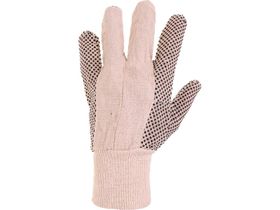 Textilné rukavice CXS GABO, s PVC terčíkmi