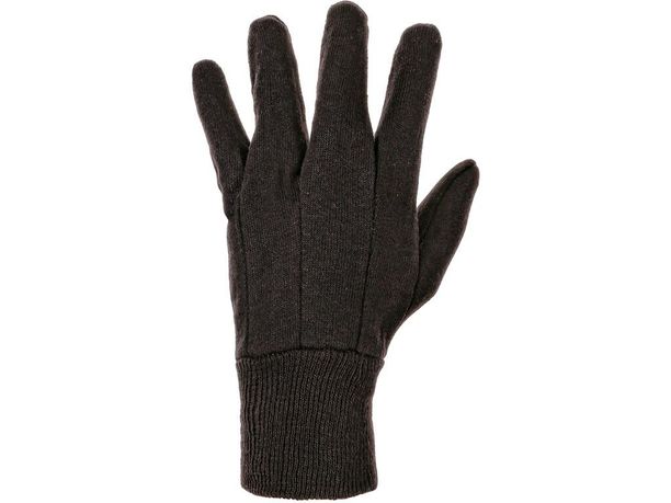 Textilné rukavice CXS NOE, hnedé
